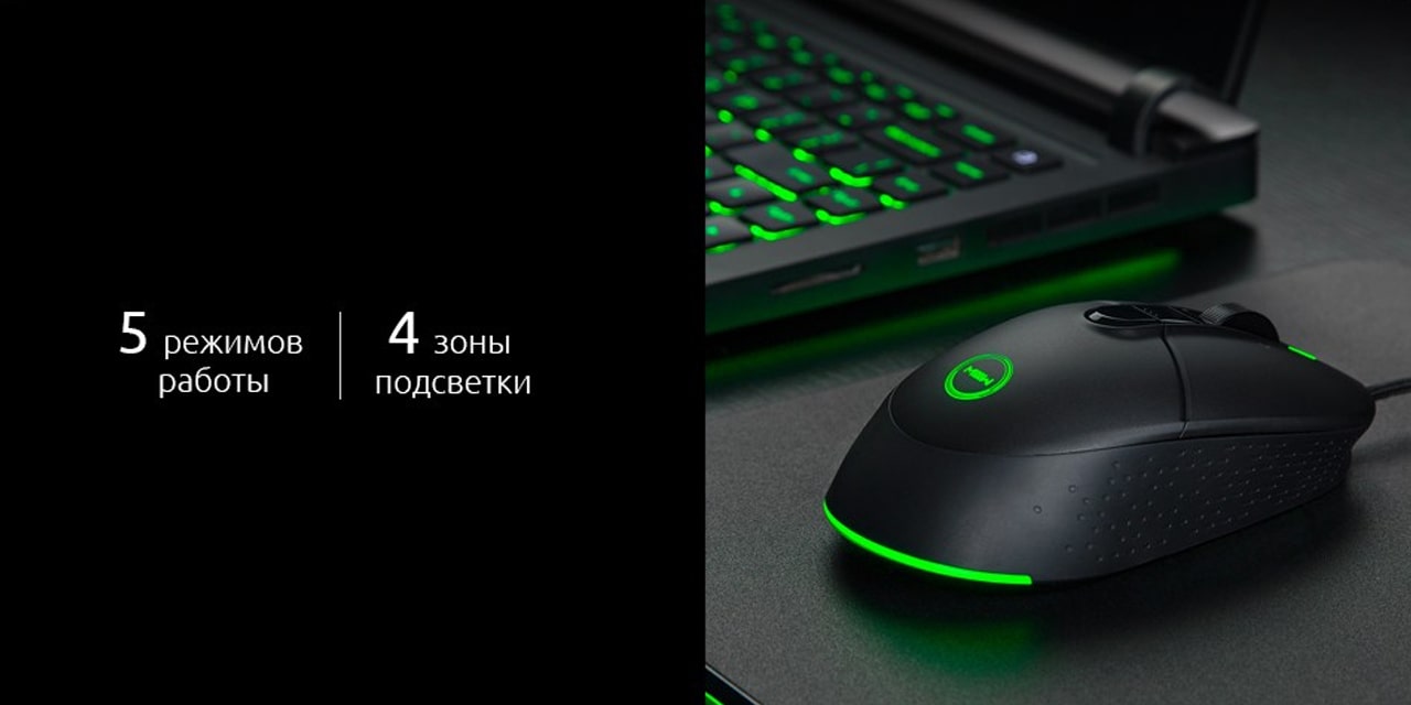 Беспроводная мышь Xiaomi Miiiw 700G 7200 DPI RGB USB 2.4 GHz