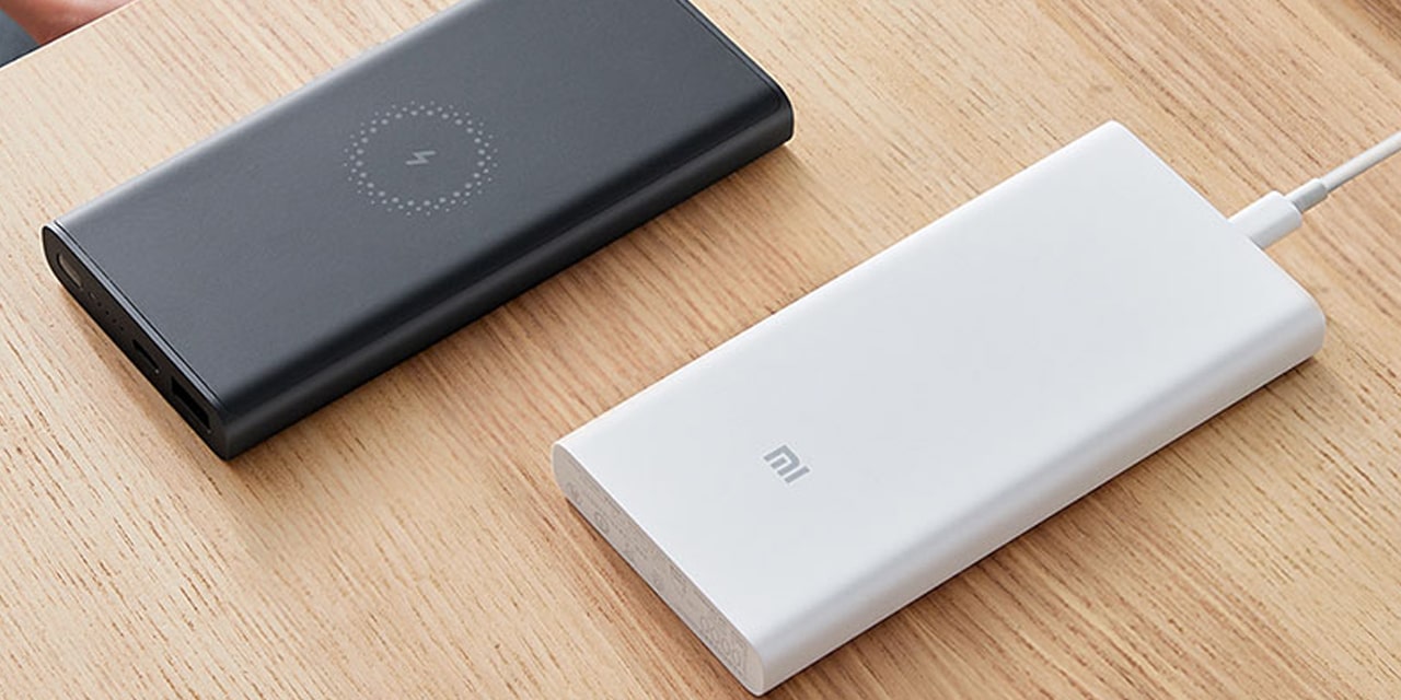 Внешний аккумулятор с поддержкой беспроводной зарядки Xiaomi Mi Power Bank 10000mAh-min
