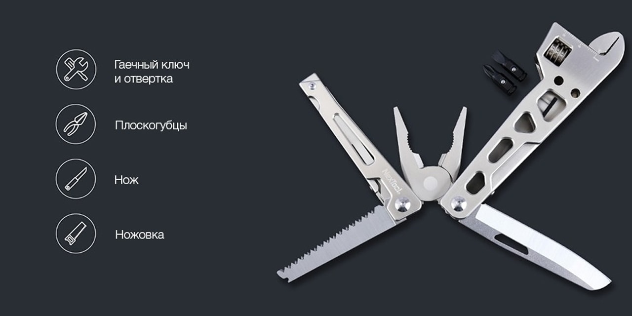 Мультитул NexTool KT5023 Multifunctional 4-min.