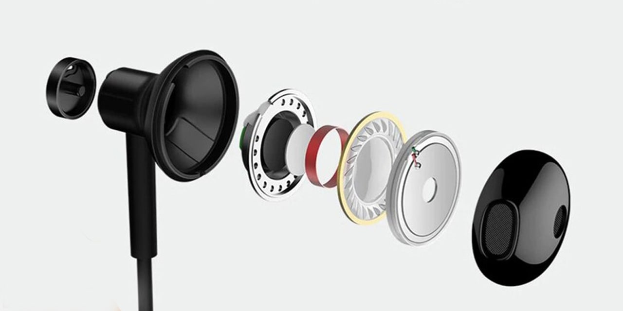 Наушники Xiaomi Dual-Unit Half-Ear Type-Cподр2-min