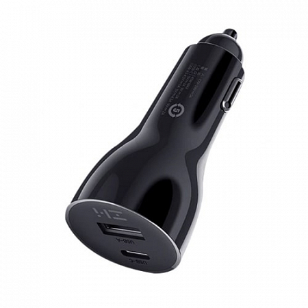 АЗУ ZMI Metal Car Charger 45W Dual Port USB/Type-C
