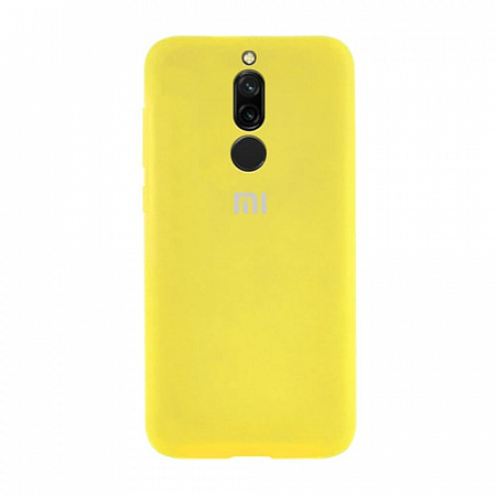 Накладка Silicone Case для Redmi 8 Желтый