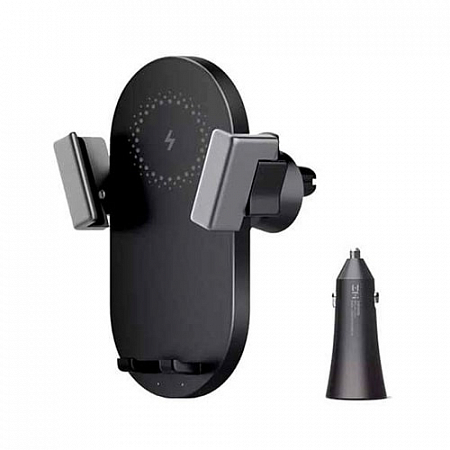 Держатель с беспроводной зарядкой ZMI+АЗУ 2USB