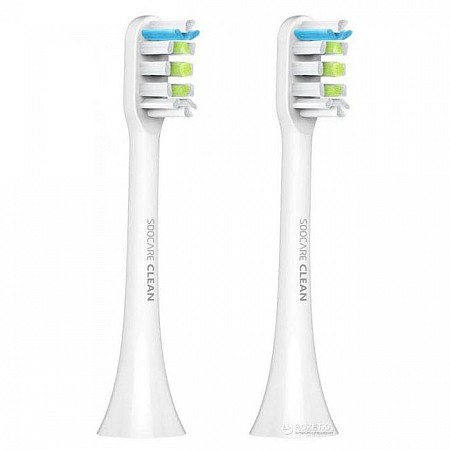 Сменная насадка для Зубной щетки soocare X3 (White) 2шт.