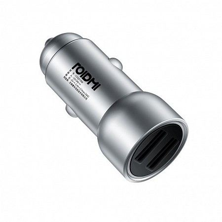 АЗУ Roidmi Car Charger 2USB 3,6A Silver (CDQ01RM)