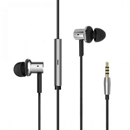 Наушники Xiaomi Hybrid Pro Dual Drivers Earphones (Piston 4) black/silver