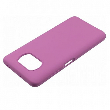 Накладка Silicone Case для Poco X3/X3 Pro (Розовый)