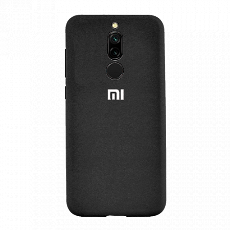 Накладка Silicone Case для Redmi 8 (Черный)