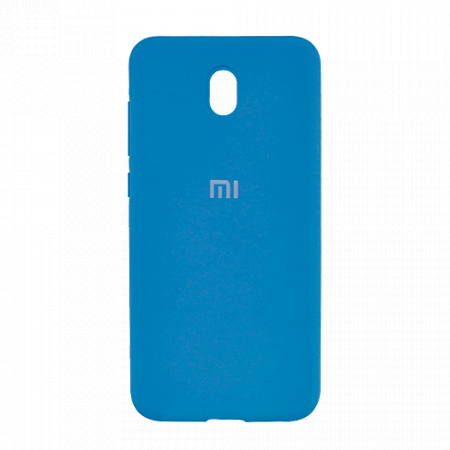 Накладка Silicone Case для Redmi 8A (Светло-синий)