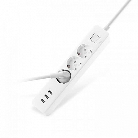Удлинитель Mi Power Strip 3 розетки, 3USB