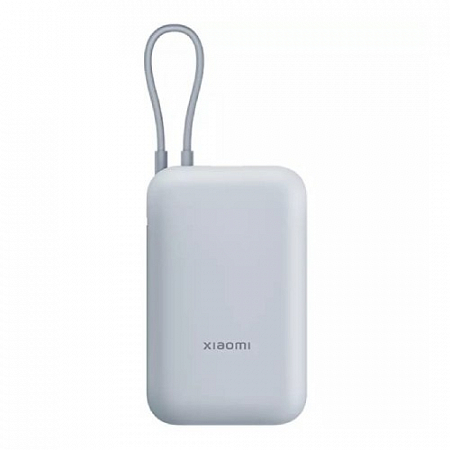 Внешний аккумулятор Xiaomi Mi Power Bank With Cable USB-C 10000mAh Pocket Version (P15ZM) Blue