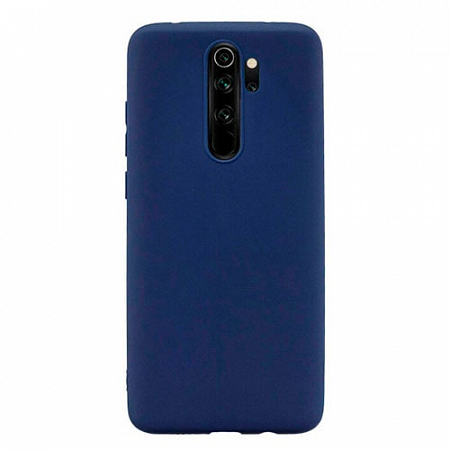 Накладка Silicone Case для Redmi Note 8 Pro Темно-синий