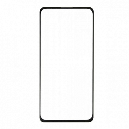 Закаленное стекло Full Screen+Full Glue DF для Poco X3 Черная рамка