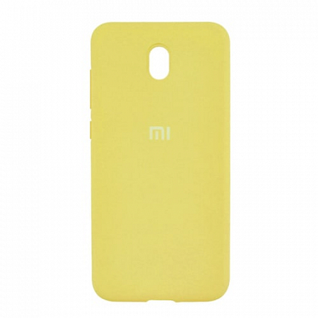Накладка Silicone Case для Redmi 8A Желтый