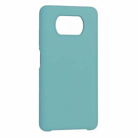 Накладка Silicone Case для Poco X3/X3 Pro (Бирюзовый)