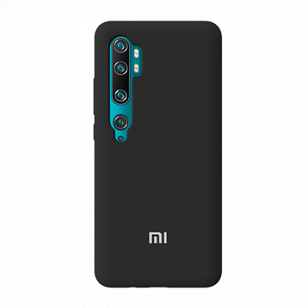 Накладка Silicone Case для Mi Note 10 (Черный)