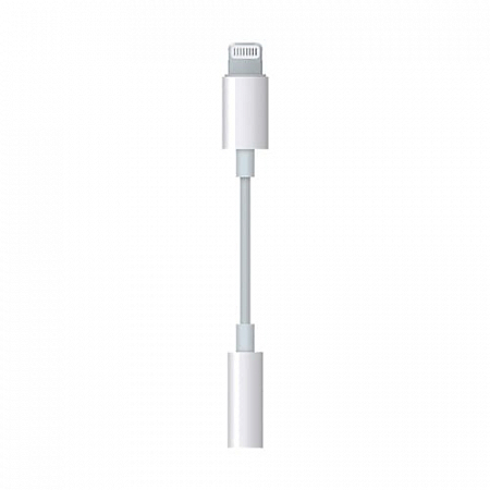 Адаптер Apple Lightning/выход 3,5 мм для наушников Оригинал Без коробки