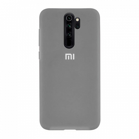 Накладка Silicone Case для Redmi Note 8 Pro Серый