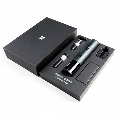 Электроштопор с набором аксессуаров Huo Hou Electric Wine Bottle Opener Black