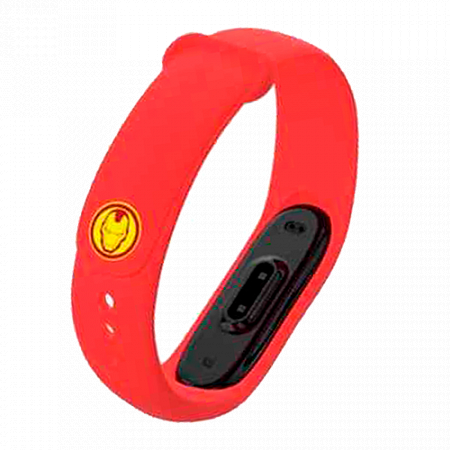 Ремешок для Mi Band 3/4 Красный Marvel Edition